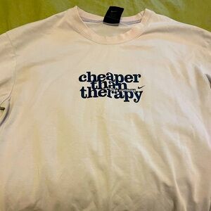 Nike Running “cheaper than therapy” long sleeve